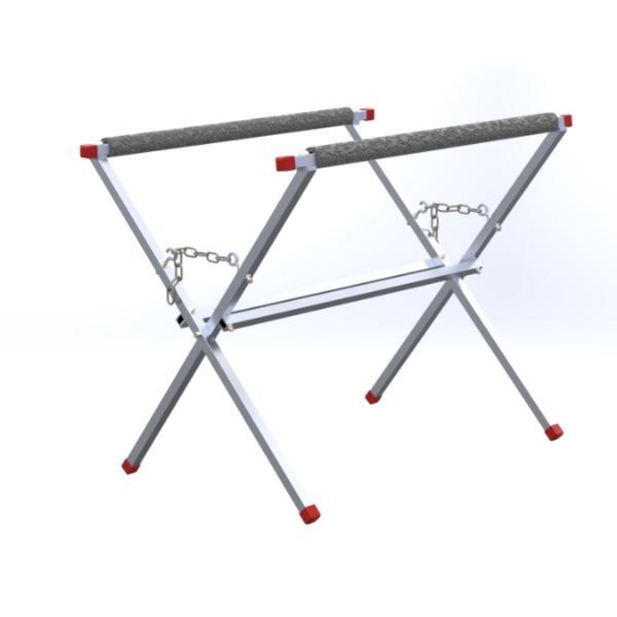 Five Star Manufacturing Aluminum Portable Shop Table — 300-Lb. Capacity, Adjustable Height and Width, Model# PT40